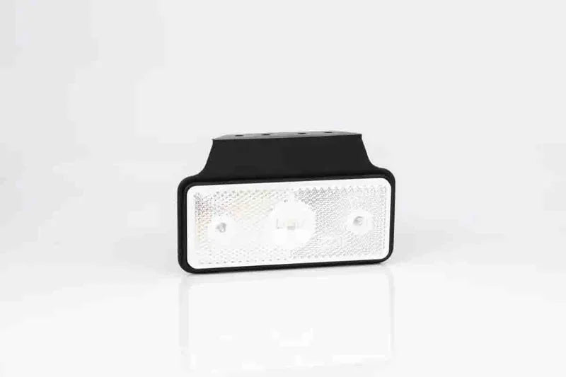 LED markeringslicht wit | 12-24v | 50cm. kabel | 1,5mm². connector met beugel | MV-5670W