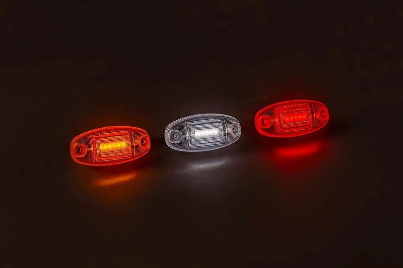 LED markeerlicht dark/wit 12-24v 15cm kabel | MV-6800DW