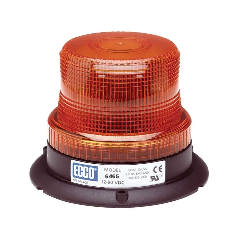LED R10 Zwaailamp amber 12/80v 3-bouts 6465-serie | 6465A