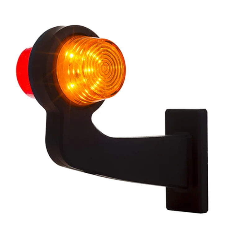 rechts | LED pendellamp | haakse steel | heldere lens | 12-24v | MB-1012RA