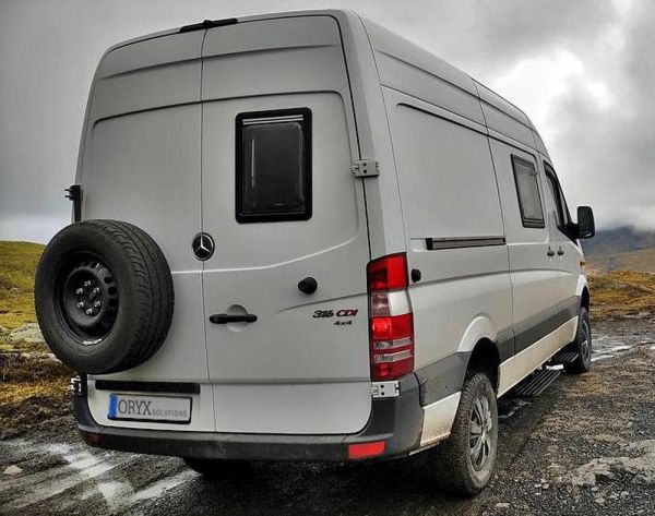 Reservewielhouder – Mercedes Sprinter & VW Crafter