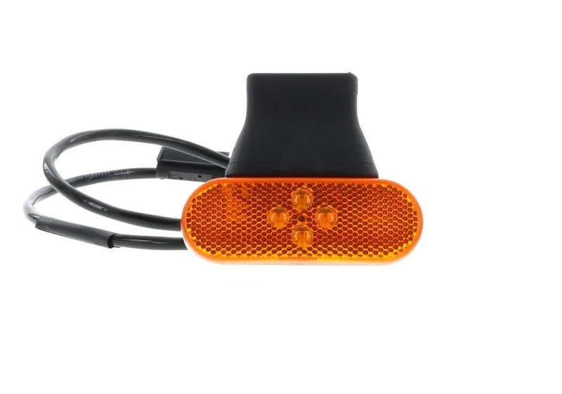 LED markeringslicht amber | ADR | 24v | 100cm. kabel | 1,5mm². connector | 104650