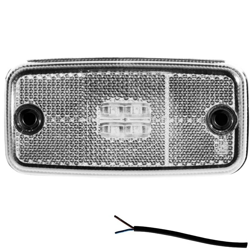 LED markeerlicht wit 12/36V 0,5m. kabel | M10MV-600W