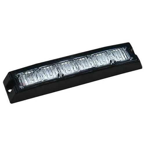 LED flitser 6 LED's | R65 slimline | blauw | 10-30v | SLED6DVBR65
