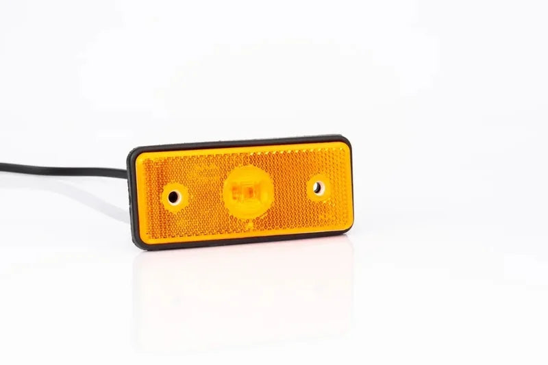 LED markeringslicht amber | 12-24v | 50cm. kabel met 1,5mm². connector | MV-5620A