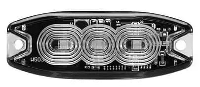 Ollson 3 LED platte LED flitser Amber