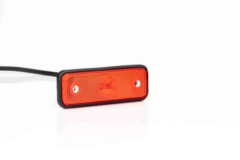 LED markeringslicht rood || 12-24v | 50cm. kabel | MV-2900R