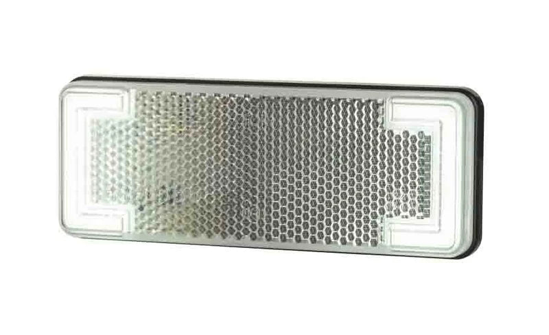 LED markeringslicht neon wit | 12-24v | 50cm. kabel | MV-3100W