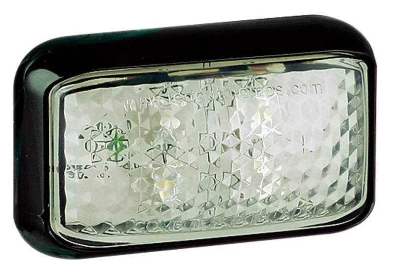 LED markeringslicht wit | 12-24v | 40cm. kabel | 35WME