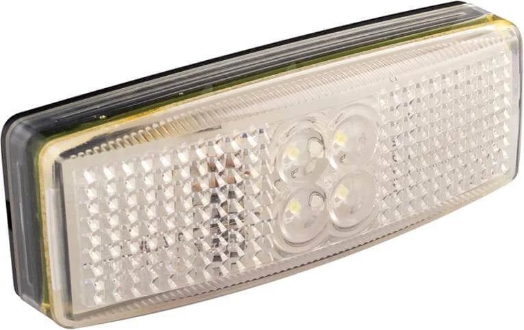 LED markeringslicht wit | 12-24v | 20cm. kabel | 1490WM