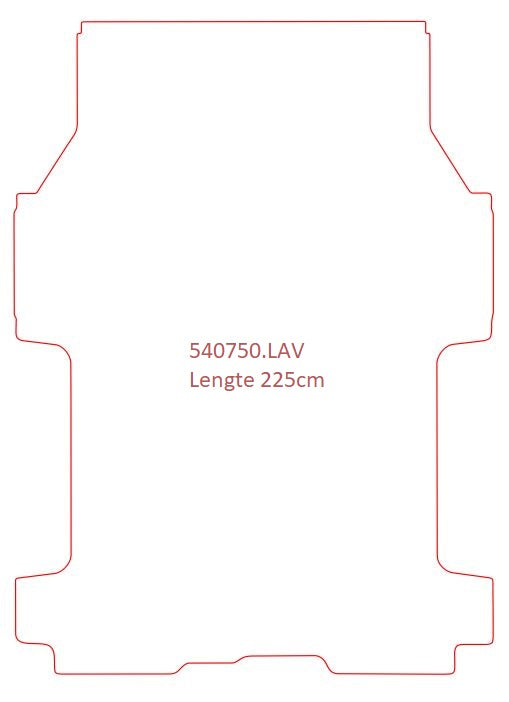 Opel Vivaro B Lange wielbasis, dubbel cabine - pasvorm