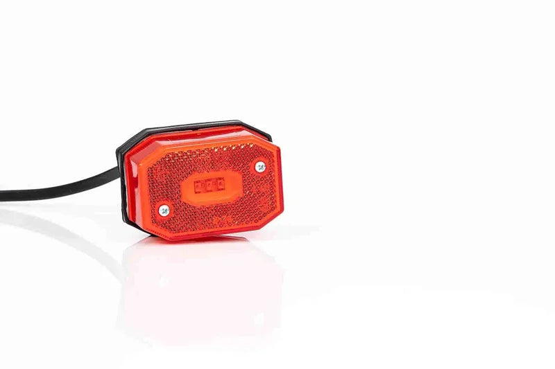LED markeringslicht rood | 12-24v | 50cm. kabel | MV-2700R