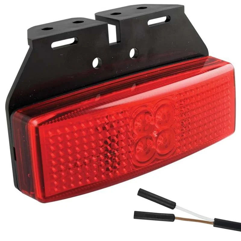 LED markeringslicht rood | 12-24v | 2-PIN connector | 1491RM2P