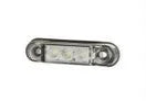LED markeringslicht amber | 12-24v | 50cm. kabel | MV-4300W