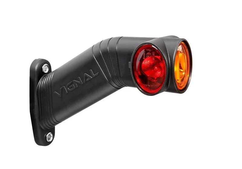 LED breedtelamp rechts R/W/A 12/24v 150cm kabel 1,5mm2 conn | D14428