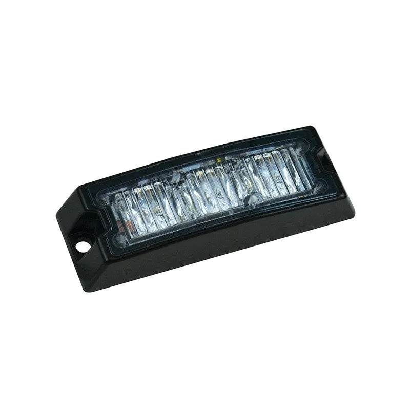 R65 Slimline LED Flitser 3 LED's Rood 10 - 30V | SLED3DVRR65
