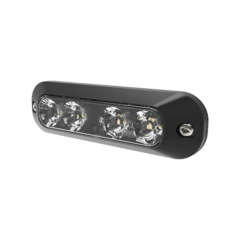 LED flitser 4-LED | R65 | amber |12-24v | ED3704A