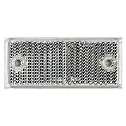 Witte reflector | 90 x 40mm. | schroefbevestiging | VRF-501W