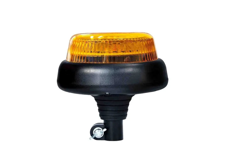 R65 LED zwaailamp, single flash, DIN-opsteek, 12/24V| S10ZL421