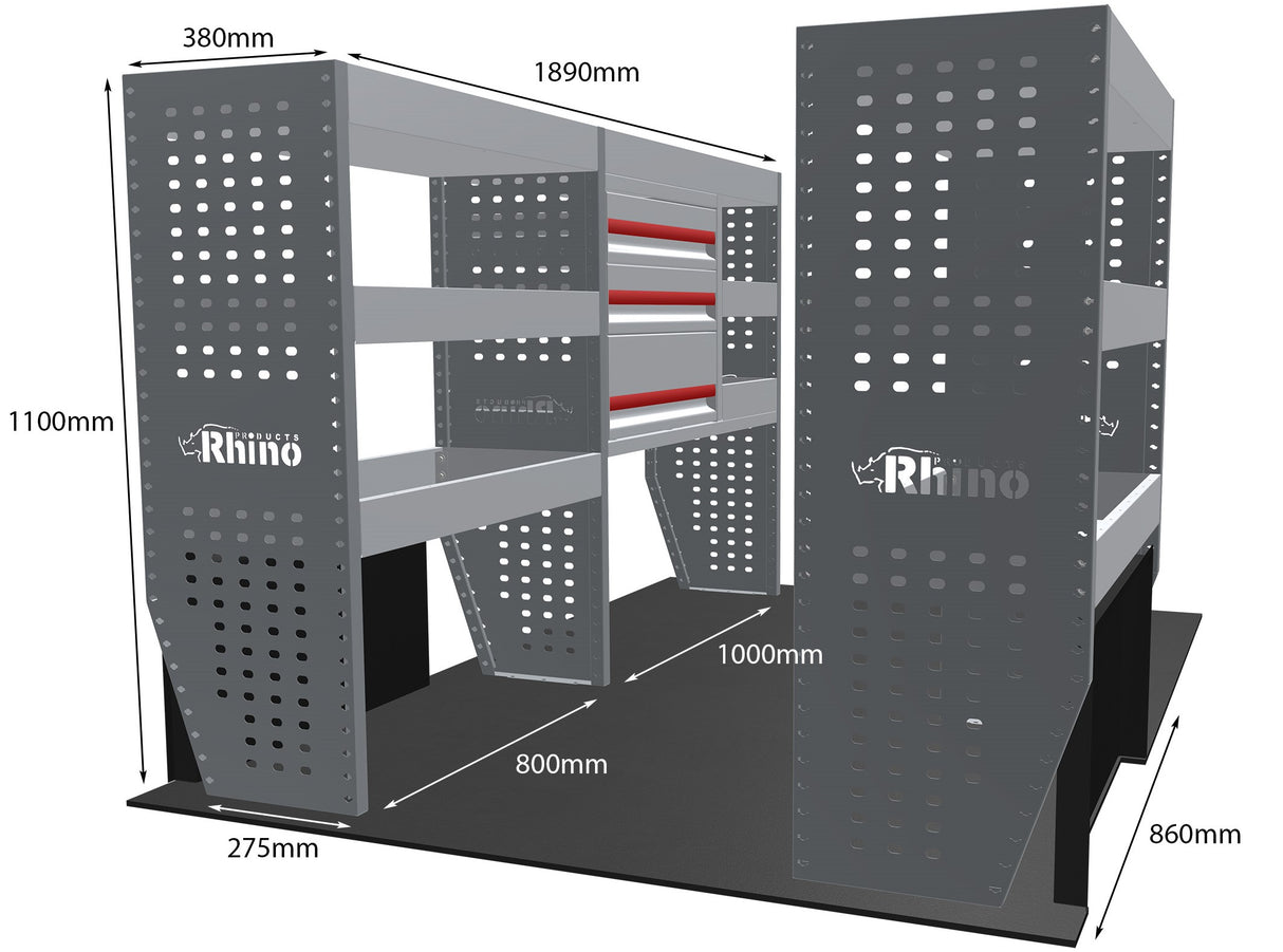 Stelling Opel Vivaro L2H1 2019+ - Rhino MR035-DS