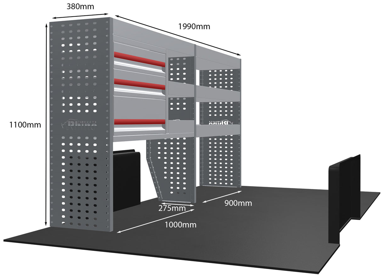 Stelling Volkswagen T6 L1H1 2015 - Rhino MR045-DS