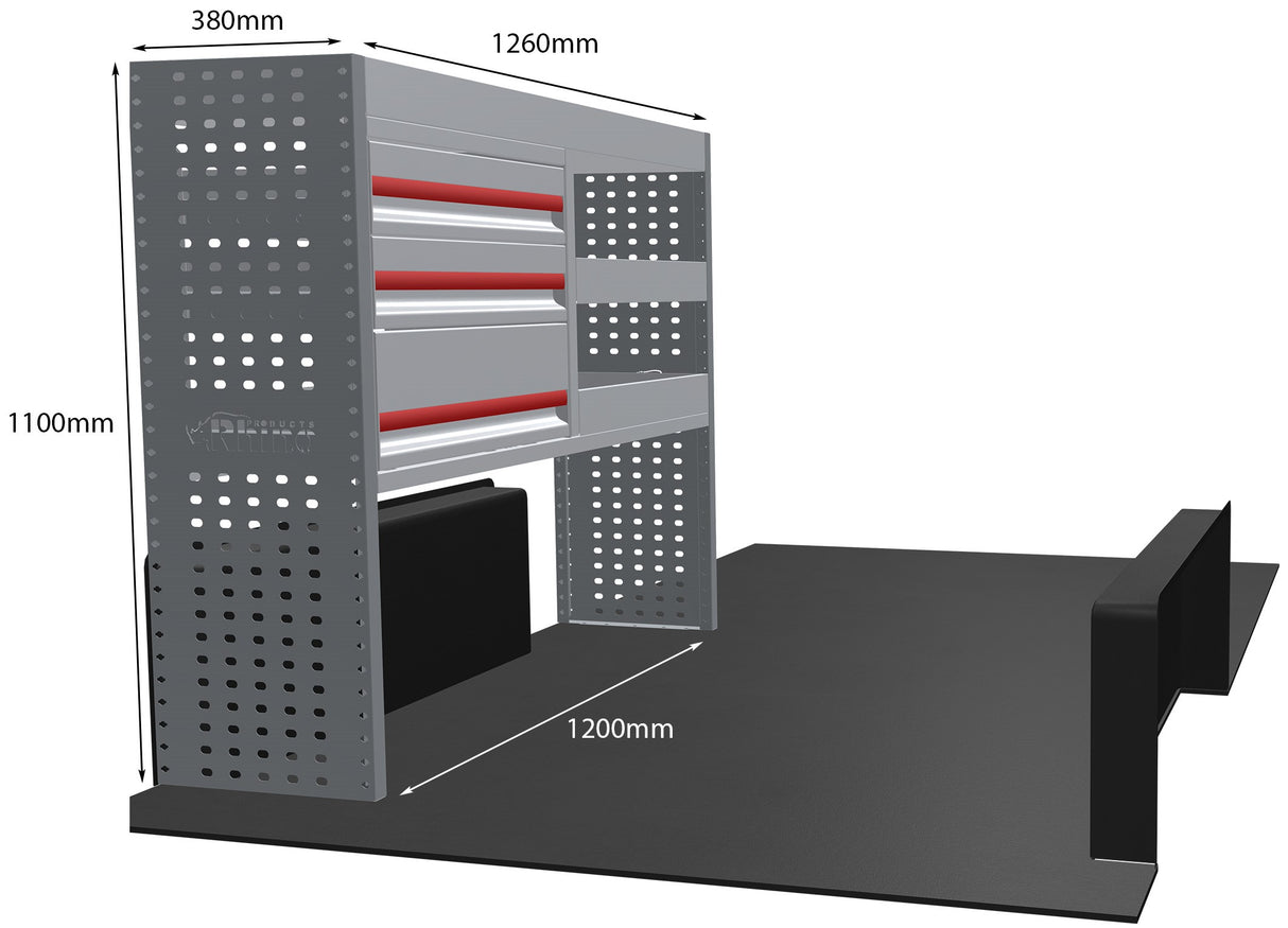 Stelling Volkswagen T6 L2H1 2015 - Rhino MR049-DS