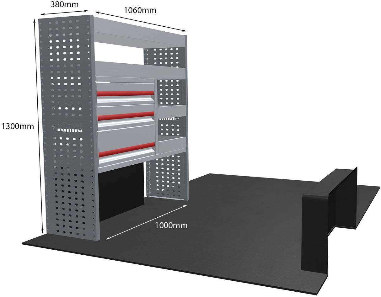Stelling Renault Master L1H1 2010+ - Rhino MR055-DS