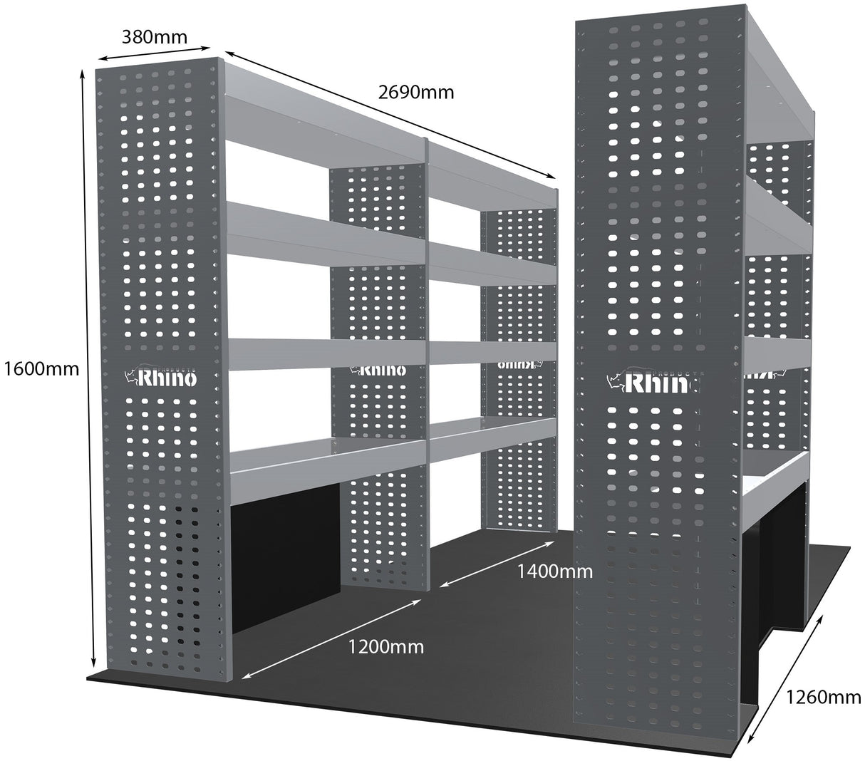 Stelling Peugeot Boxer L2H2 2006+ - Rhino MR221