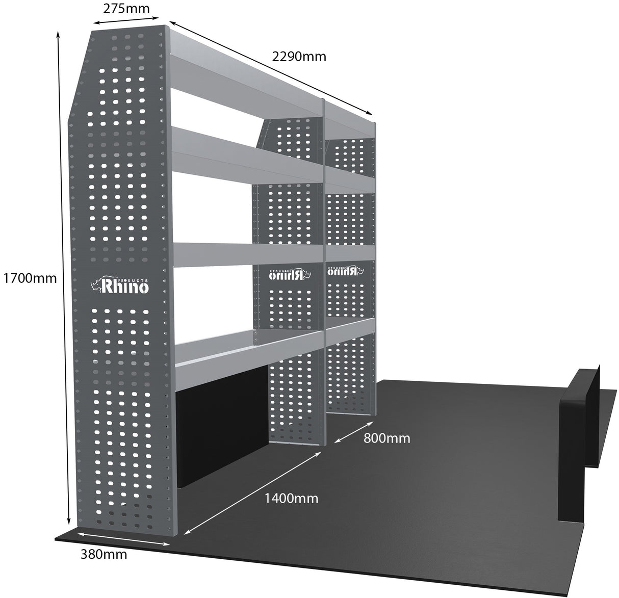 Stelling Opel Movano L4H3 2021+ - Rhino MR241