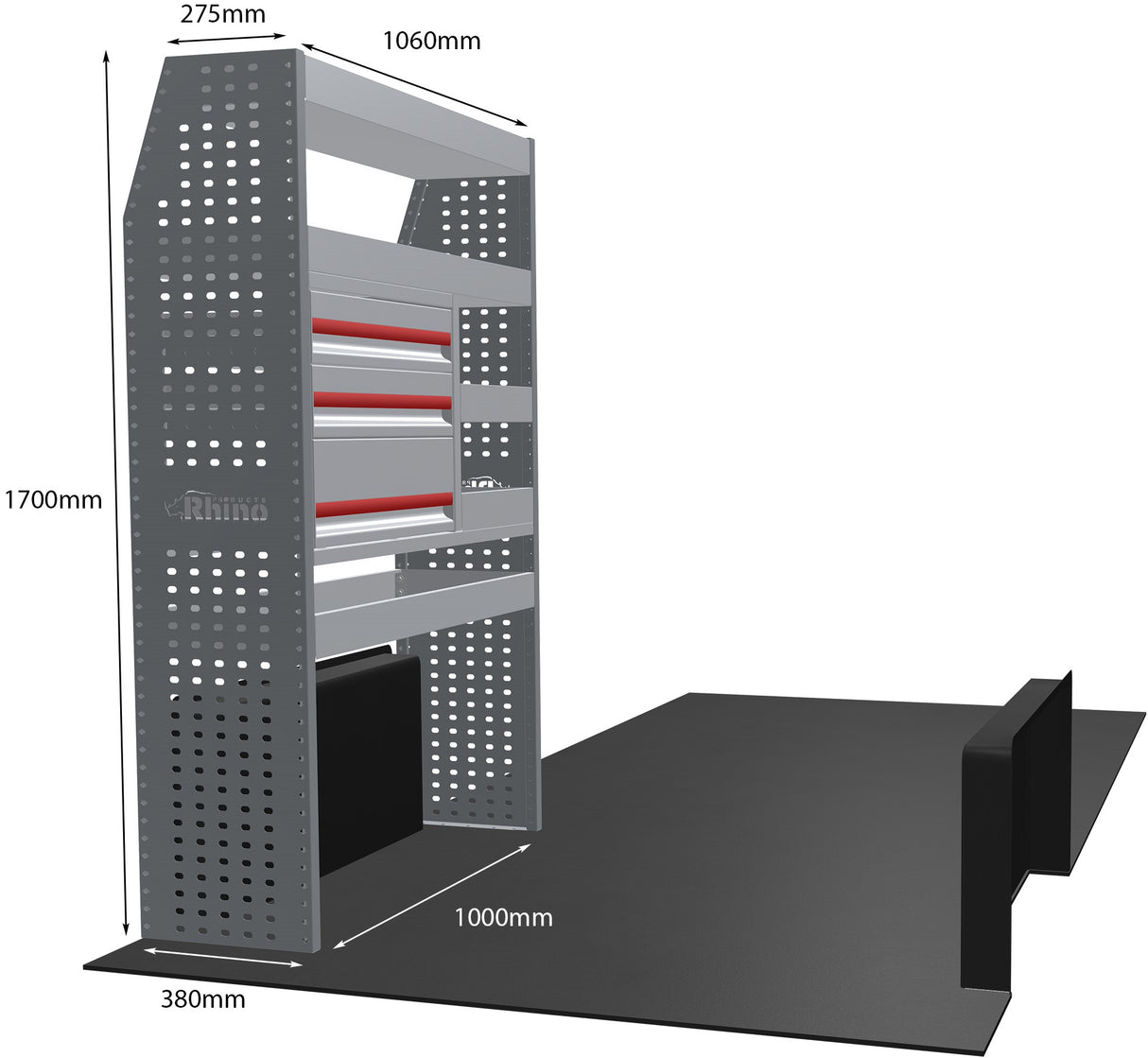 Stelling Peugeot Boxer L3H3 2006+ - Rhino MR271-DS