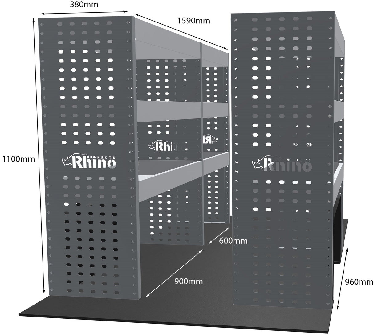 Stelling Peugeot Partner L2H1 2018+ - Rhino MR295