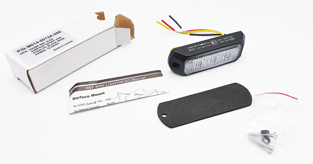 MS3-Mini-Stealth vlak montage Amber