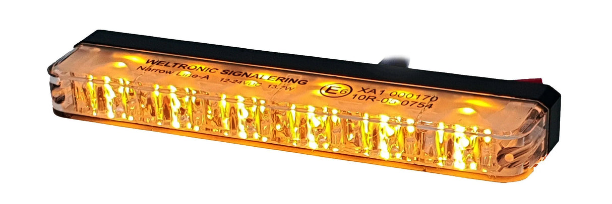 Narrow-Line, 6 led, Verticale montage- Amber