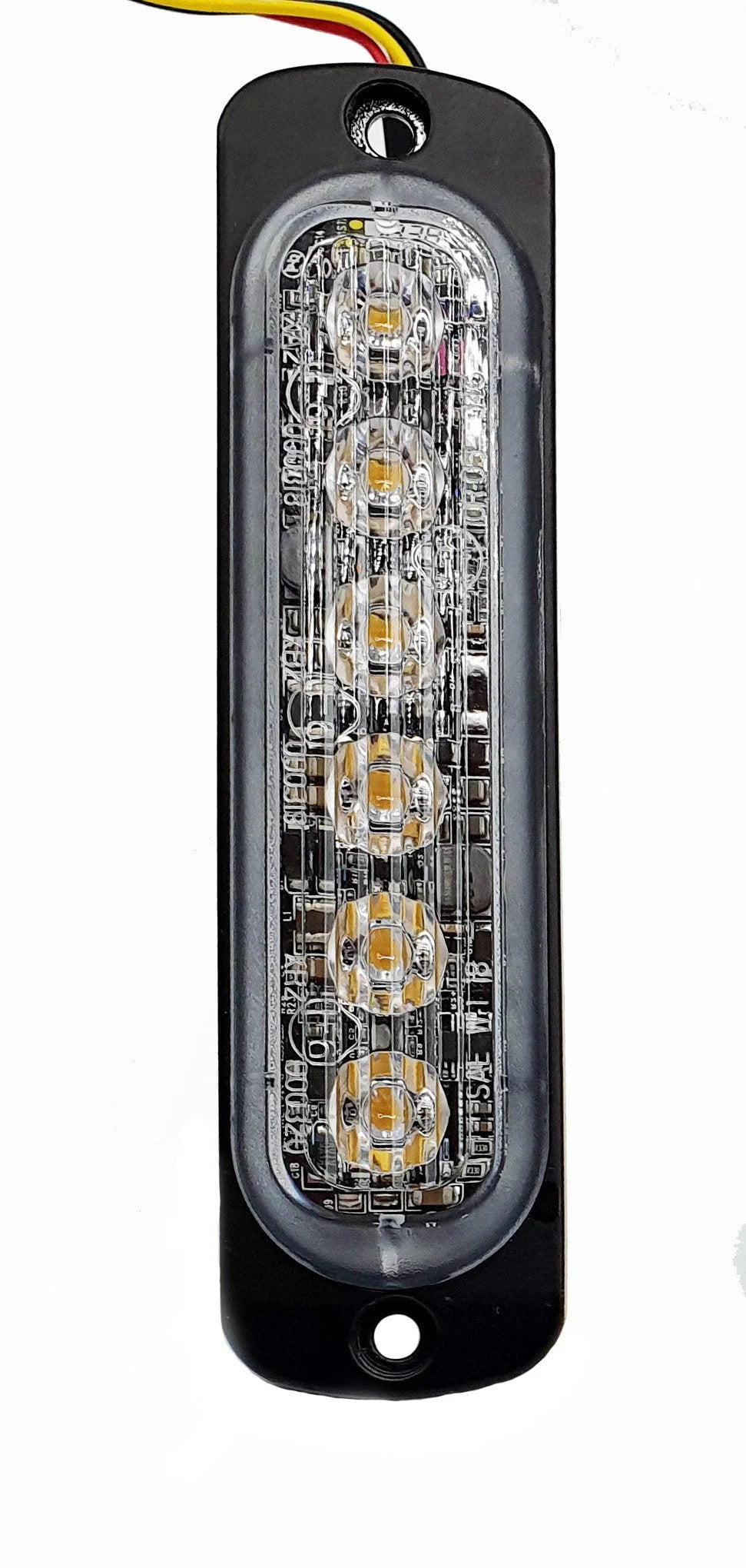 ST6 Super Thin LED flitser Class2-verticaal-Amber