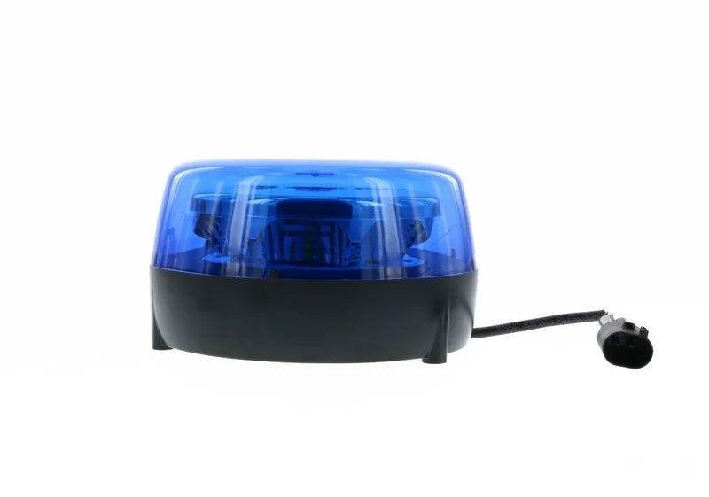 LED R65 zwaailamp blauw 12/24v 3-bouts 2PIN MAN | 212030