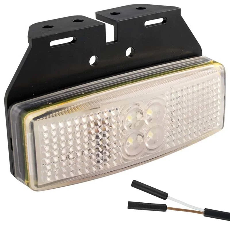 LED markeringslicht wit | 12-24v | 2-PIN connector | 1491WM2P