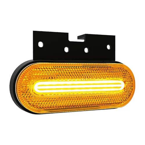 LED zij-markering met knipperlichtfunctie | 12-24v | 50cm. kabel | M10ZK-150A