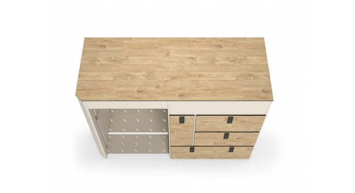 Werkblad Moon Kitchen Solid Model 3 zonder gootsteen detail