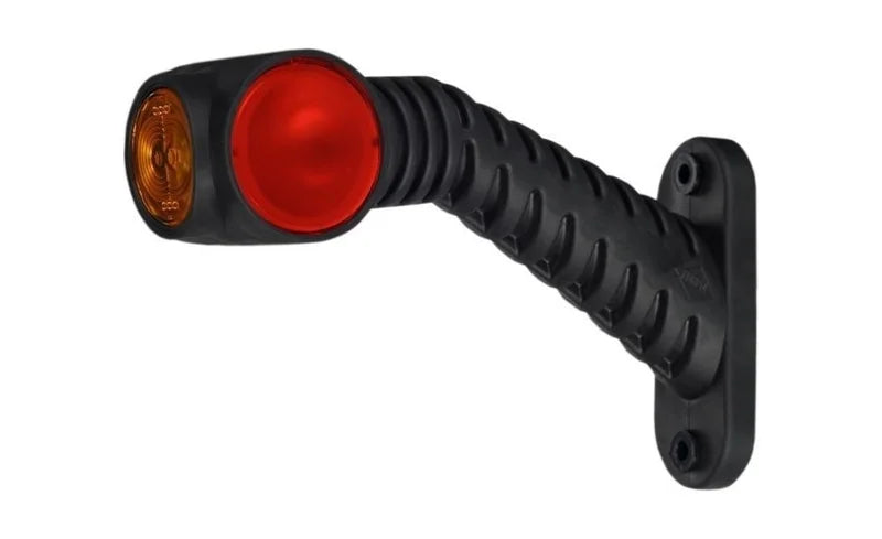 Links | LED breedtelamp rood/wit/amber | 12-24v | 50cm. kabel | MB-4791RWA