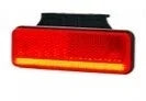 LED markeringslicht neon rood met beugel | 12-24v | 50cm. kabel | MV-3250R