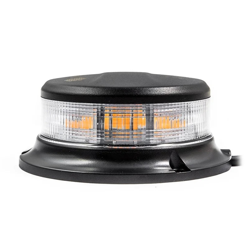 LED Zwaailamp | amber | met heldere lens | 12-24v | R65 | 3-bouts | S07ZL601AC