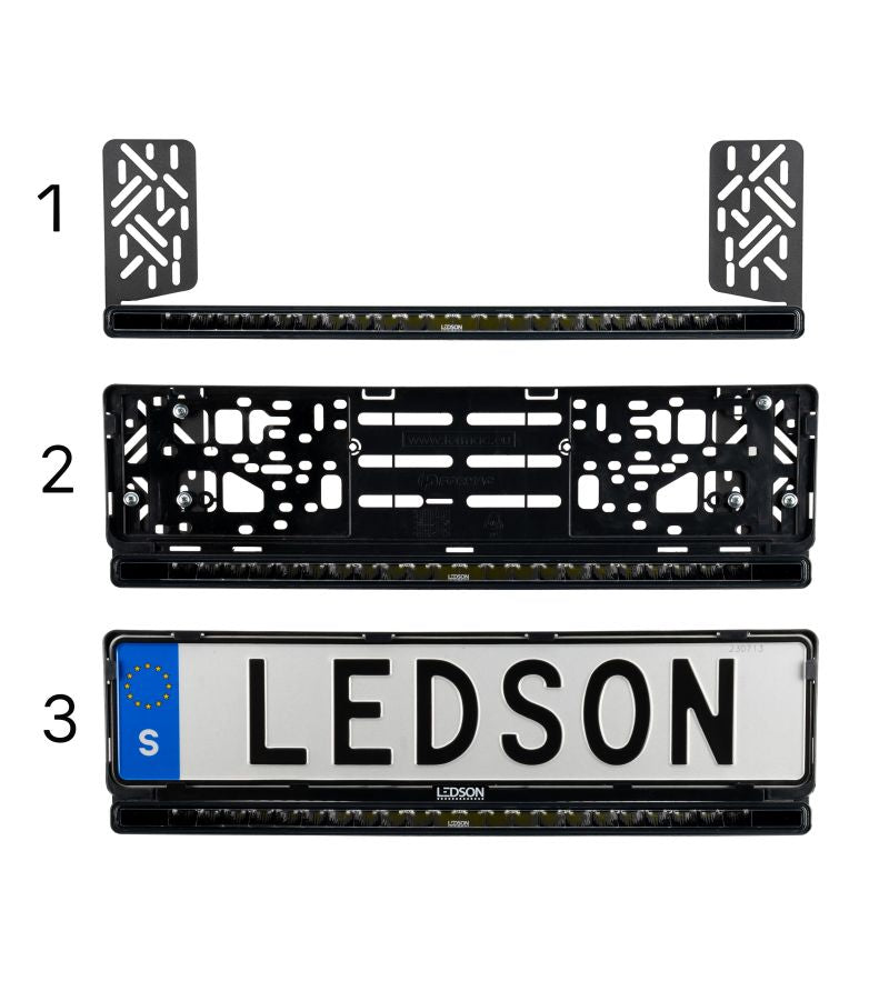 LED bar - Ledson - Blade - 20.5" - 52cm - smoke - curved - Driving