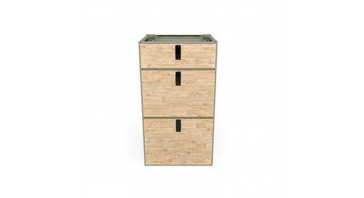 Moon Kitchen Solid Model 61 RAL 7033 detail