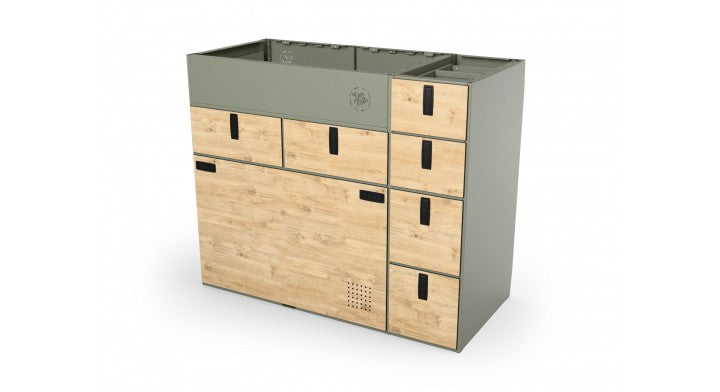 Moon Kitchen Solid Model 8 RAL 7033 detail