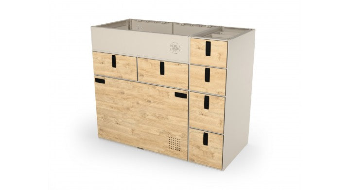 Moon Kitchen Solid Model 8 RAL 9001 detail