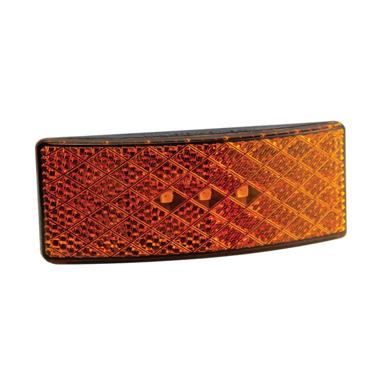LED markeringslicht amber | 12-24v | 35cm. kabel (smoke) | EU38BAM