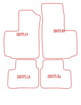 Automatten Fiat Doblo Bestelwagen / Doblo mpv (2001-2010)