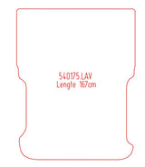 Opel Combo C Achterklep, 167x131cm - pasvorm