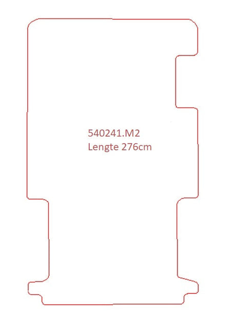 Opel Vivaro A Lange wielbasis, 1 schuifdeur - pasvorm