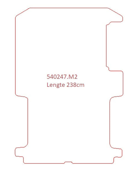 Renault Trafic Korte wielbasis - pasvorm